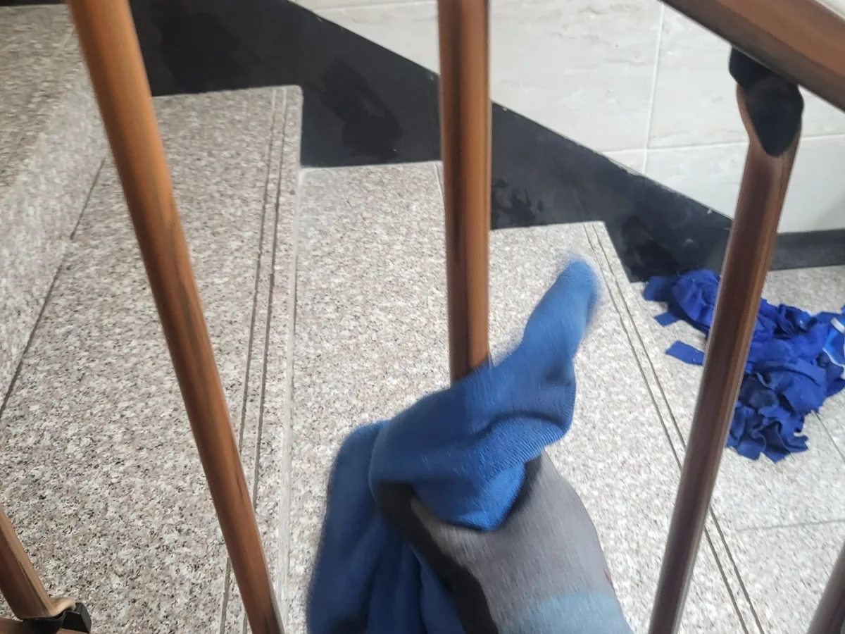 임실군 오수면 빌라 난간·손잡이 위생청소 사례 - 행진크린