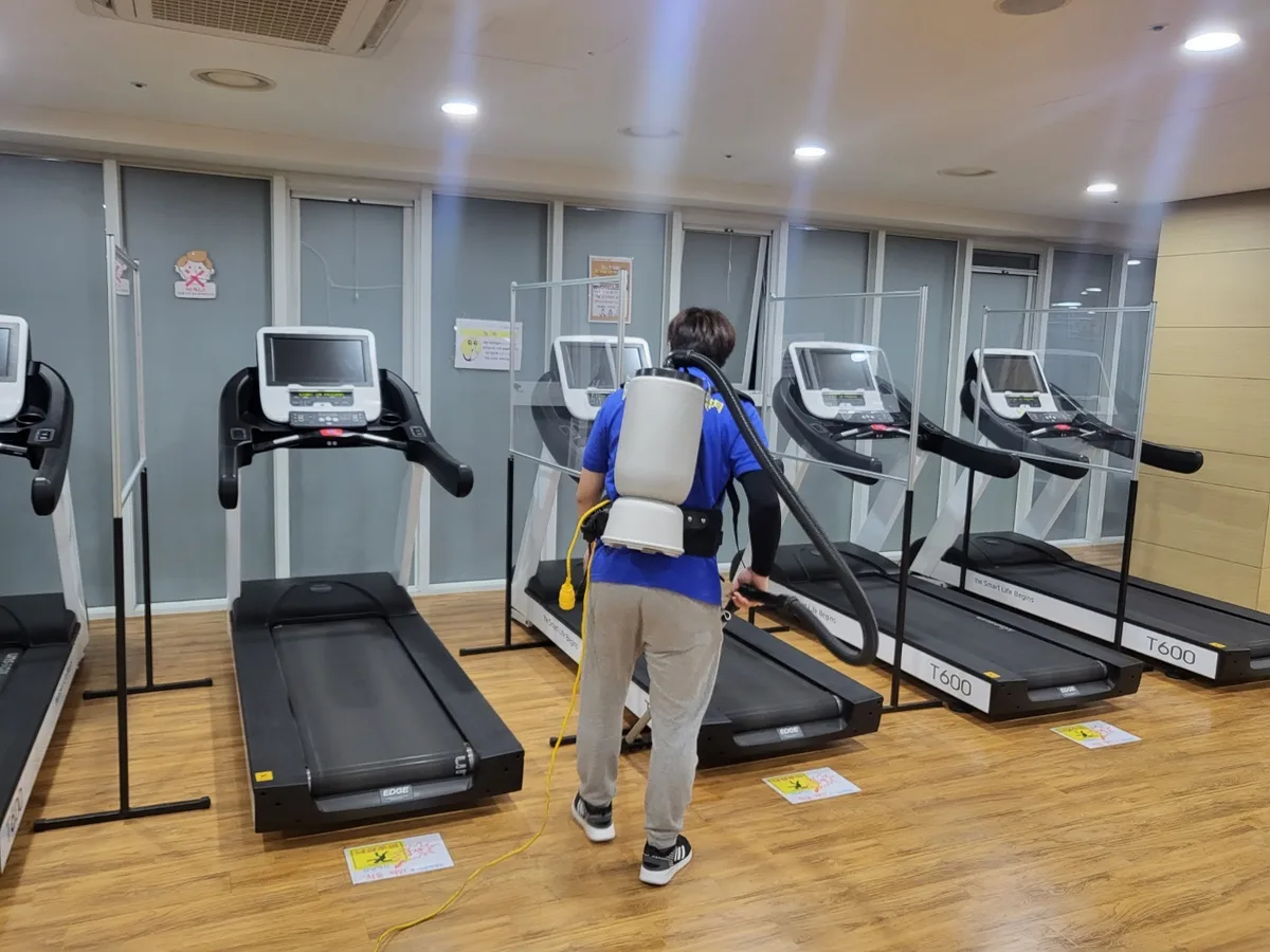 장수군 천천면 헬스장 탕비실 직원 휴게공간 위생청소 사례 - 행진크린